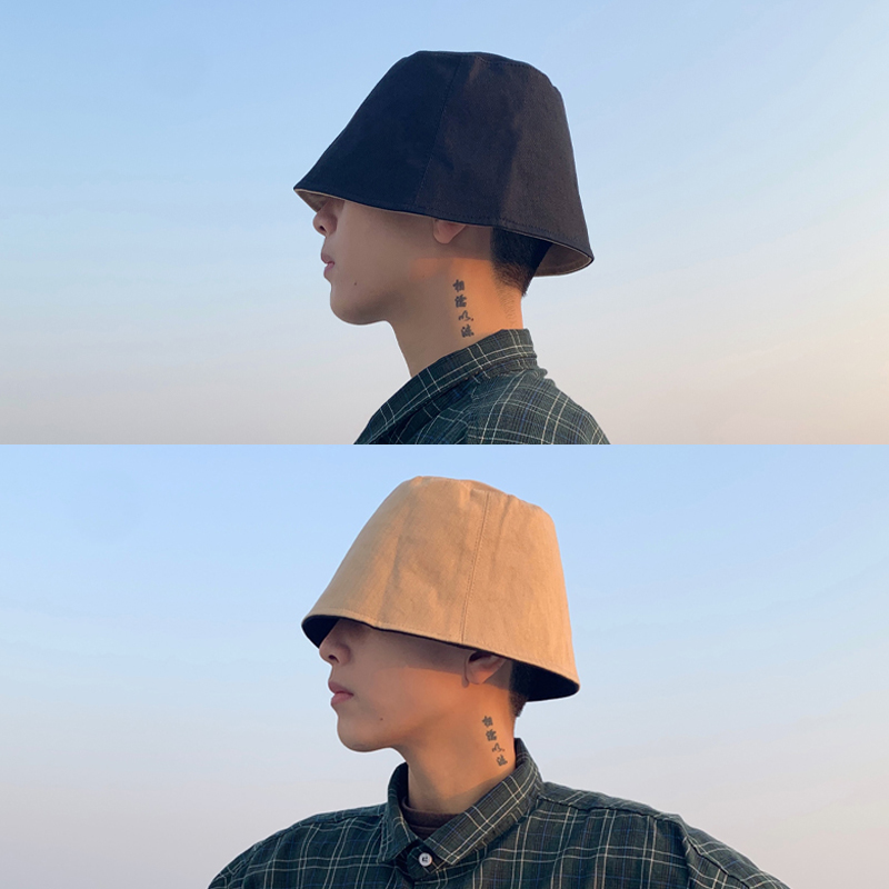 봄 여름 모자 남성 양면 벙거지 브랜드 버킷 일본 태양 분지