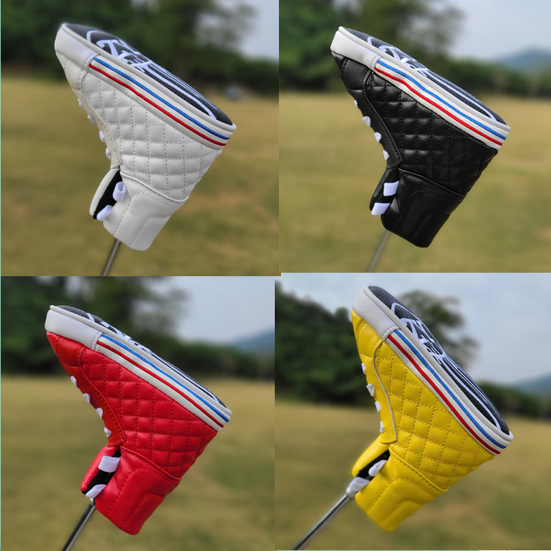 한국어 캔버스 신발 고급 퍼터 커버 개인 골프 클럽 커버 헤드 커버 보호 커버 캡 커버