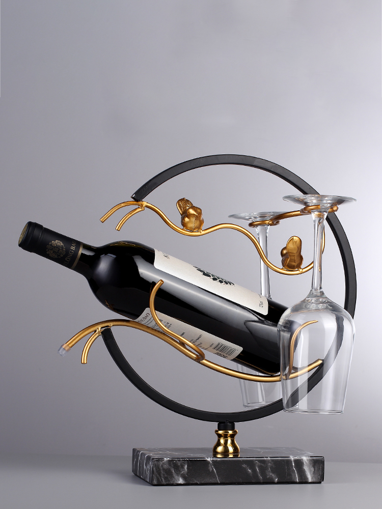 새로운 중국 와인 랙, 컵 랙, 와인 랙 장식, 홈 포도 랙, 와인 글라스 랙, 거꾸로 크리에이티브