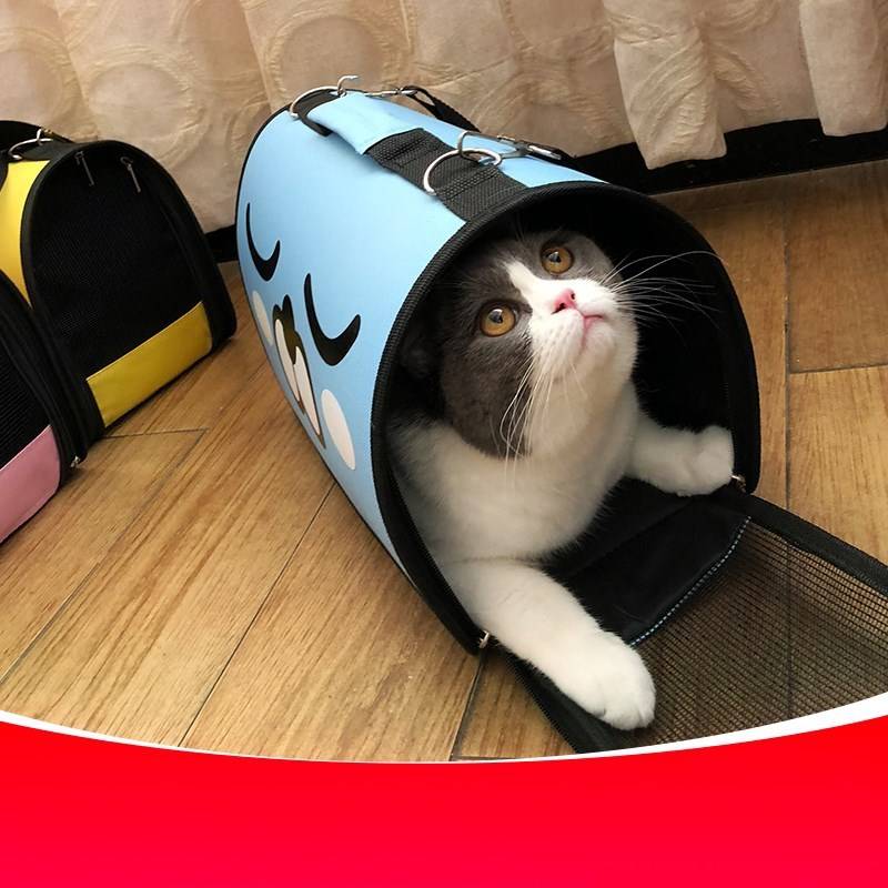 새로운 통기성 외출 휴대용 고양이 가방 애완 동물 가방은 개 가방과 작은 개를위한 휴대용 가방 가방을 외출