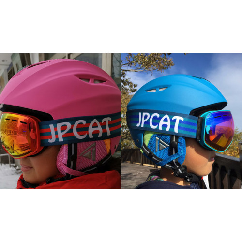 JPCAT 어린이 스키 헬멧 소년과 소녀 2-5-8-12 세 눈