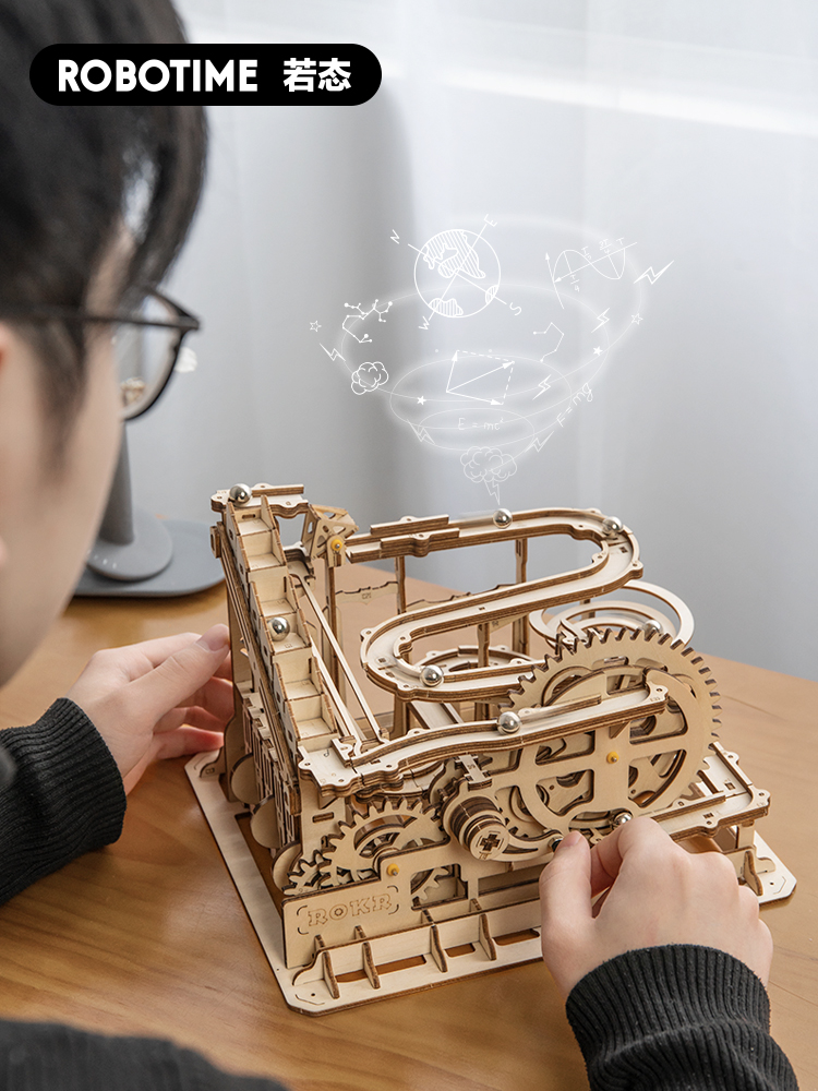 Ruotai 3D 입체 퍼즐 수동 DIY 기계 조립 모델 어린이 장난감 크리 에이 티브 남성과 여성 발렌타인 데이 선물
