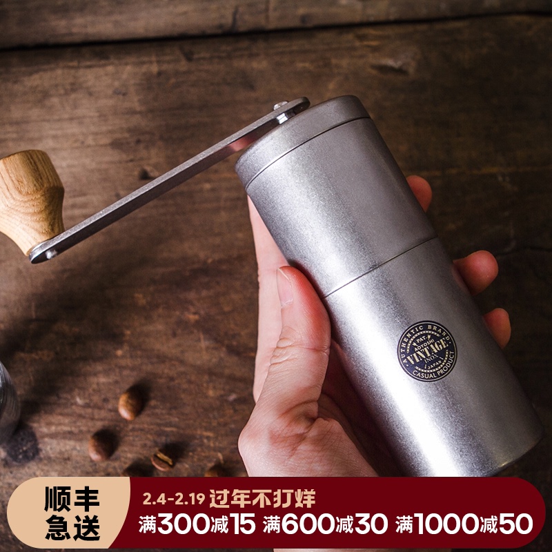 일본의 Tsingyo Manufacturing Co., Ltd. 핸드 크레인 분쇄기 레트로 커피 수동 분쇄 그라인더