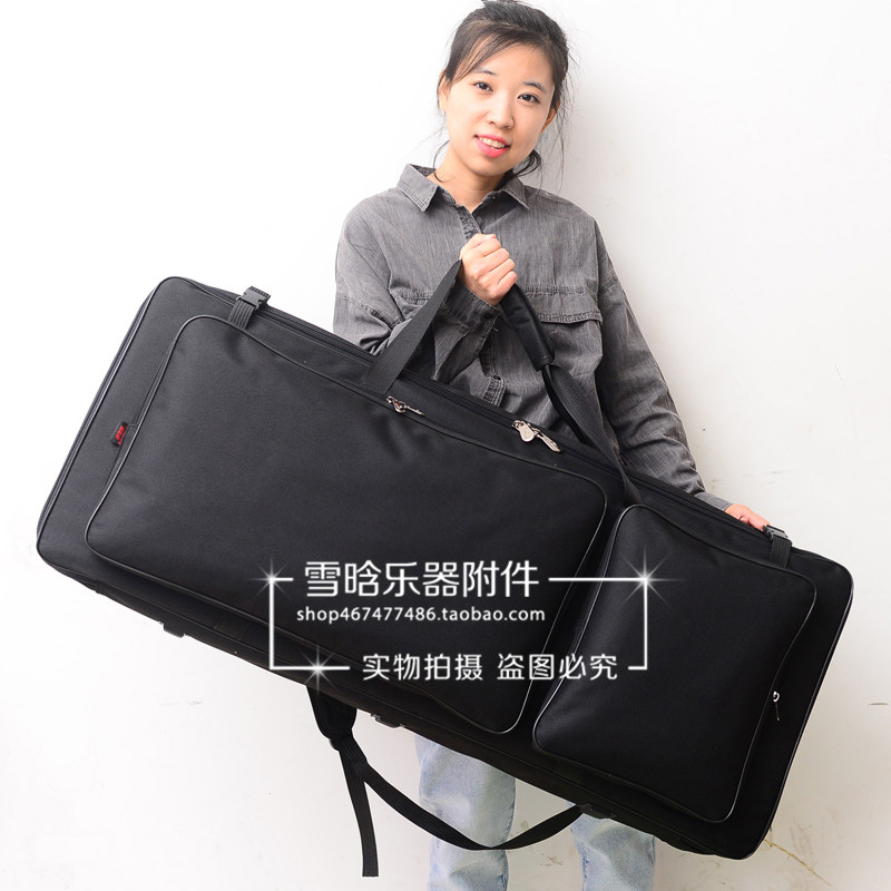 야마하 PSR-S670 무대 공연 전문 편곡자 키보드 더블 백 휴대용 보력 방수 전자 오르간 가방