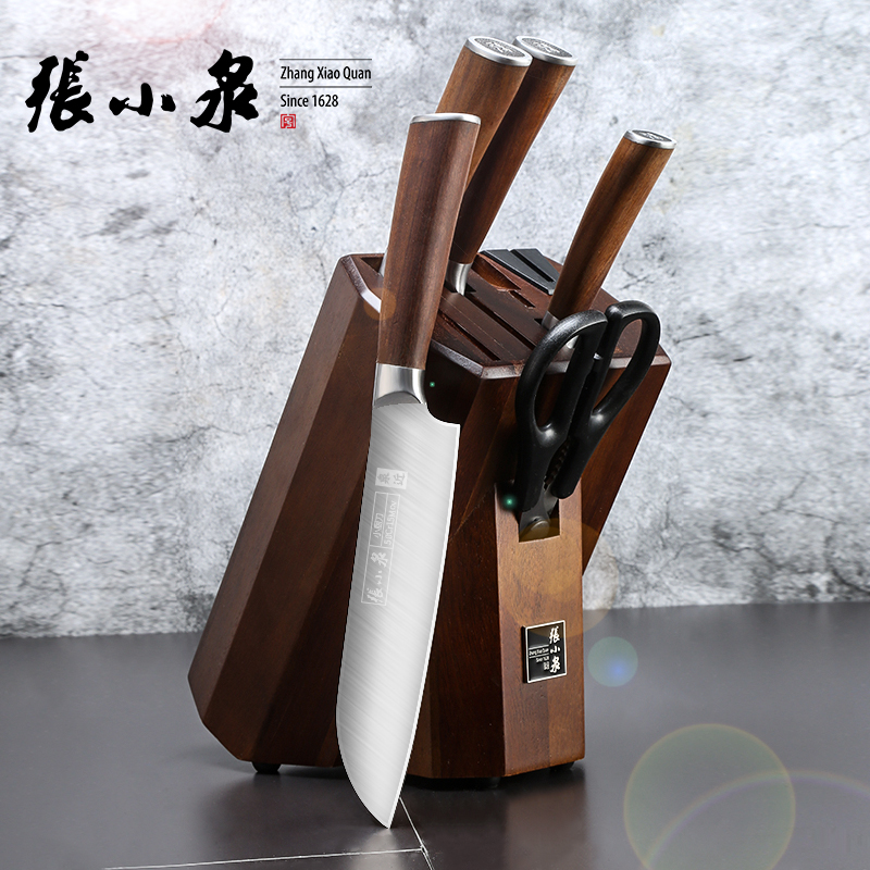 스테인레스 스틸 주방 칼 장 Xiaoquan 정품 세트 저장 가정용 6 조각 초 빠르고 날카로운 풀