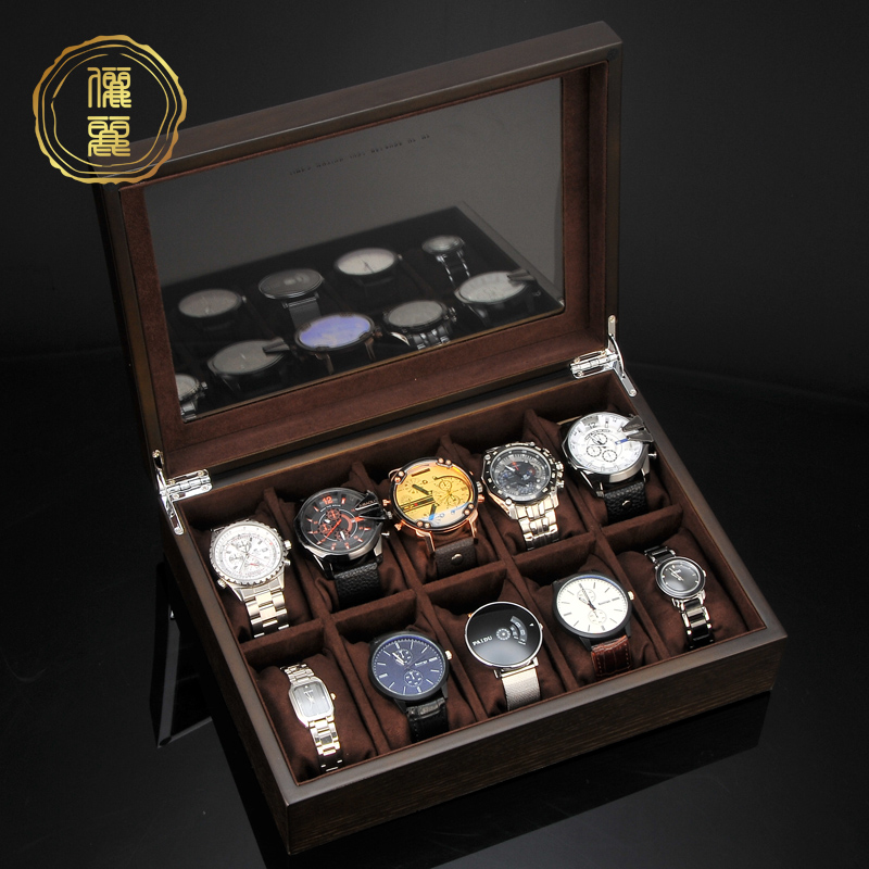 Lili 시계 상자 저장 상자 나무 보석 상자 골동품 중국 스타일 팔찌 홈 간단한 시계 상자 시계 상자 컬렉션