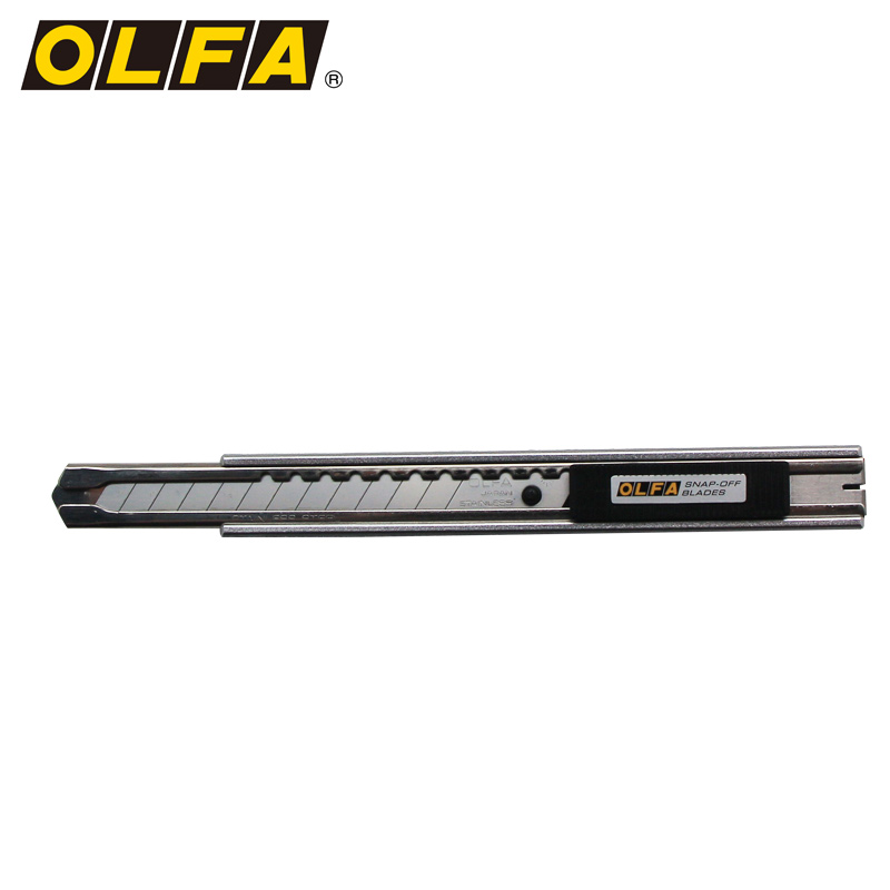 배송 일본 OLFA 스테인레스 스틸 소형 유틸리티 나이프 LTD-03 필름 나이프 | 벽지 나이프 | 중간 나이프