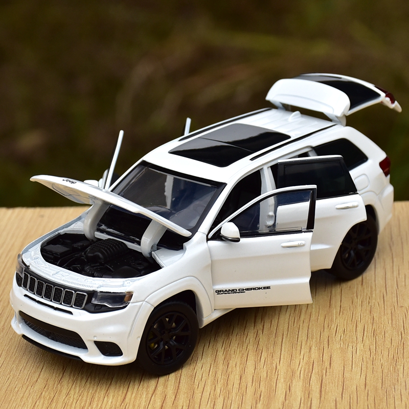 JK 시뮬레이션 JEEP 그랜드 체로키 트랙 이글 오프로드 차량 모델 사하라 SUV 금속 장식품 장난감 자동차