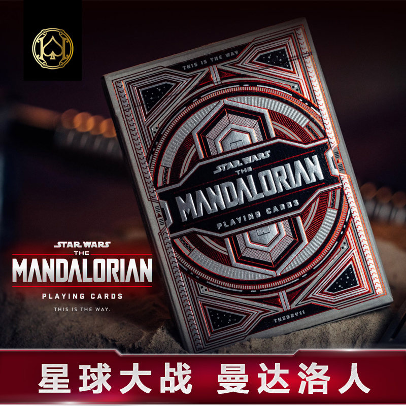 Collection Flower Cut Poker Theory11 Star Wars Mandalorian 포커 카드