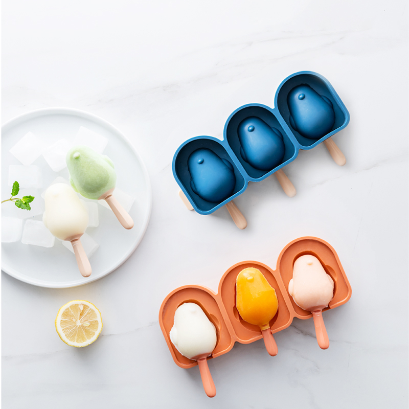 가와시마 하우스 아이스크림 금형 식품 학년 실리콘 얼음 만들기 유물 아이스 캔디