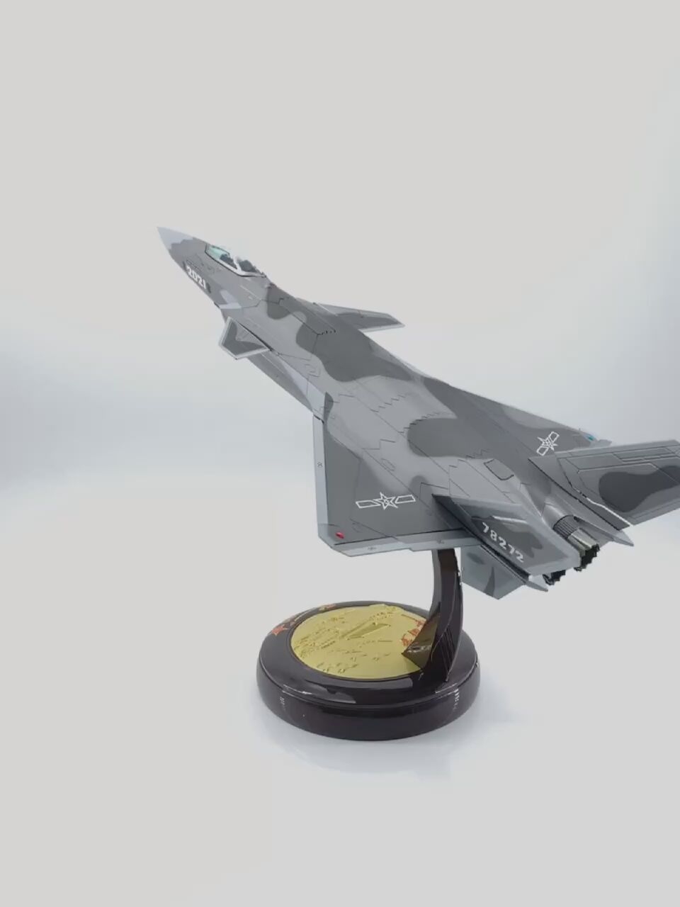 1:48 F-20 전투기 모델 항공기 모델 합금 정적 시뮬레이션 군사 모델 선물 장식 선물