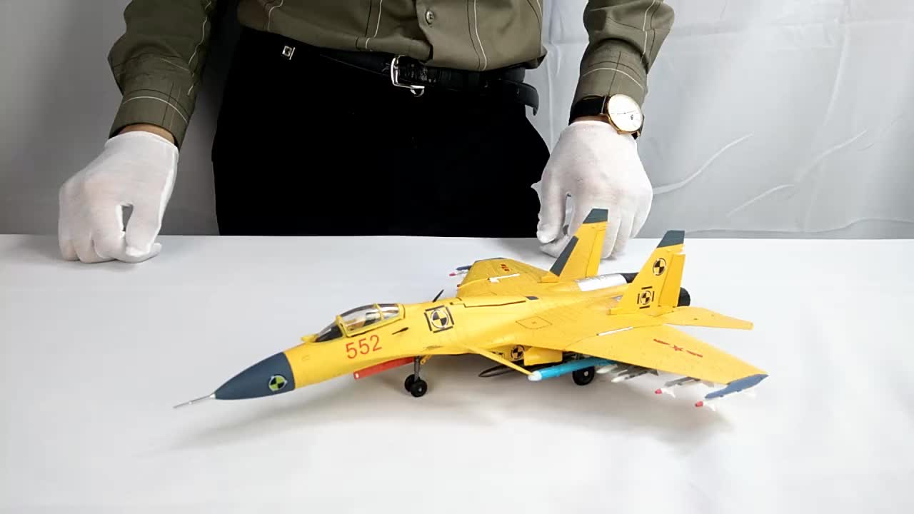 172 J-15 전투기 합금 항공 우주 모델 시뮬레이션 완제품 미 조립 항공기 군용 비행기 장식