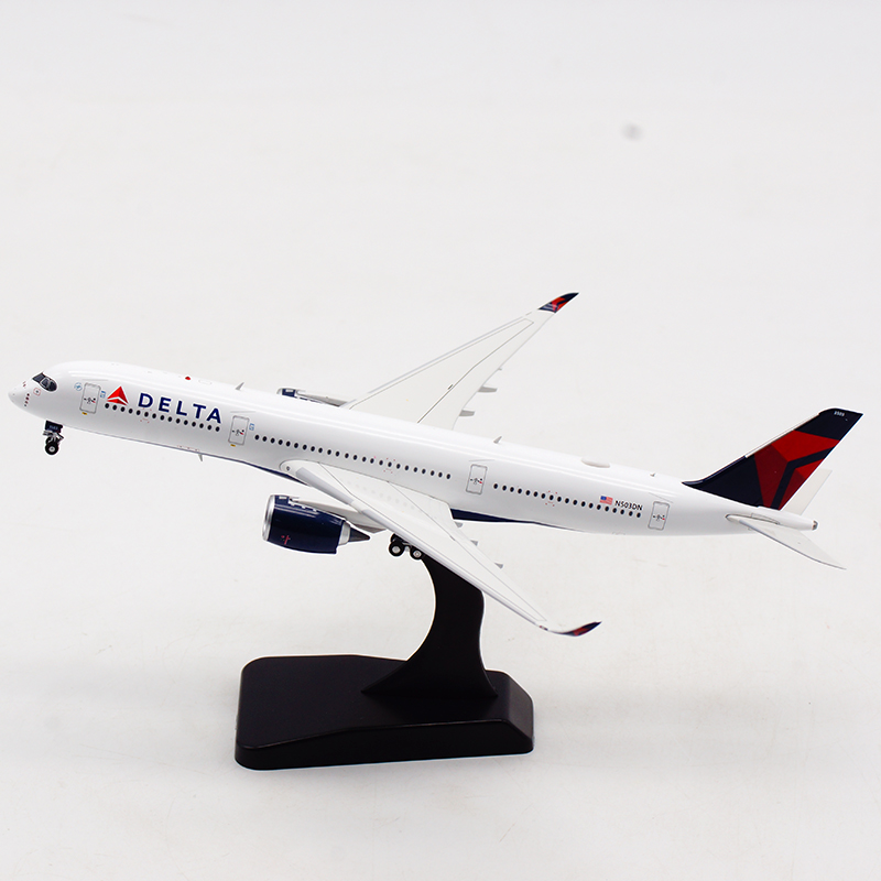 항공 1 : 400 항공기 모델 합금 소재 Delta Air Lines Airbus A350-900 N503DN
