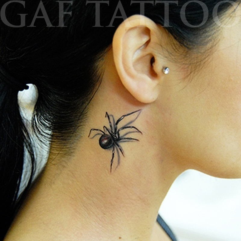 Ge Aifei 3D 거미 문신 스티커 방수 남성과 여성 시뮬레이션 토템 문신 스티커 나이트 클럽 디 바