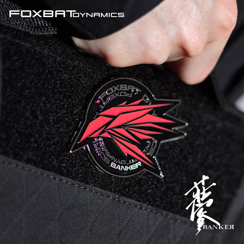 FOXBAT-Flying Fox Industry Official StoreBookmaker/Jaeger 테마 배지 기능 금속 완장