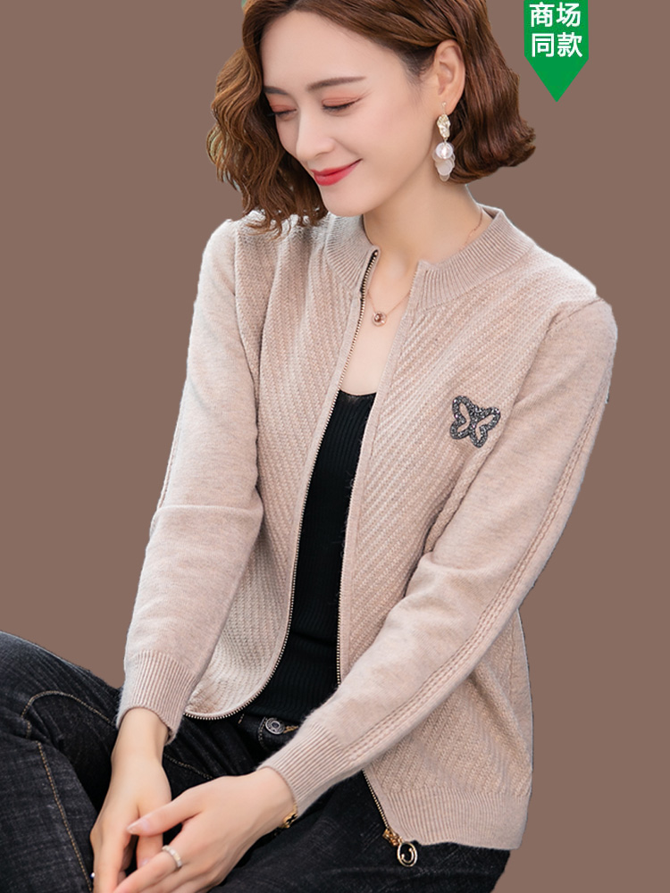 중년 어머니 가을옷 양복 재킷 영 2021년 신인기 여성 패션 2월 8월 상판 봄