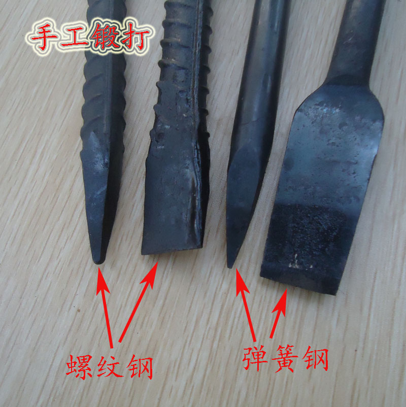 피팅의 전면 강철 끌 팁 플랫 합금강 특수 벽돌 손
