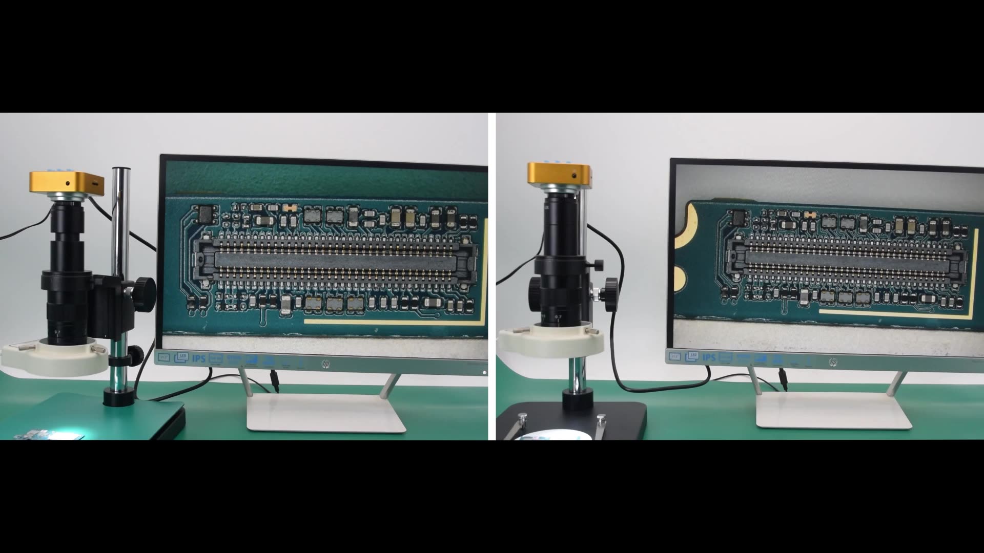 4800만 픽셀 전자 동초점 비디오 현미경 산업용 돋보기 PCB 휴대 전화 수리 검사 카메라
