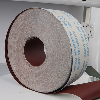 tj103 hand torn emery cloth roll 브라운 커런덤 거즈 목공 샌딩 벽 soft cloth sandpaper roll fine 80-1500 mesh