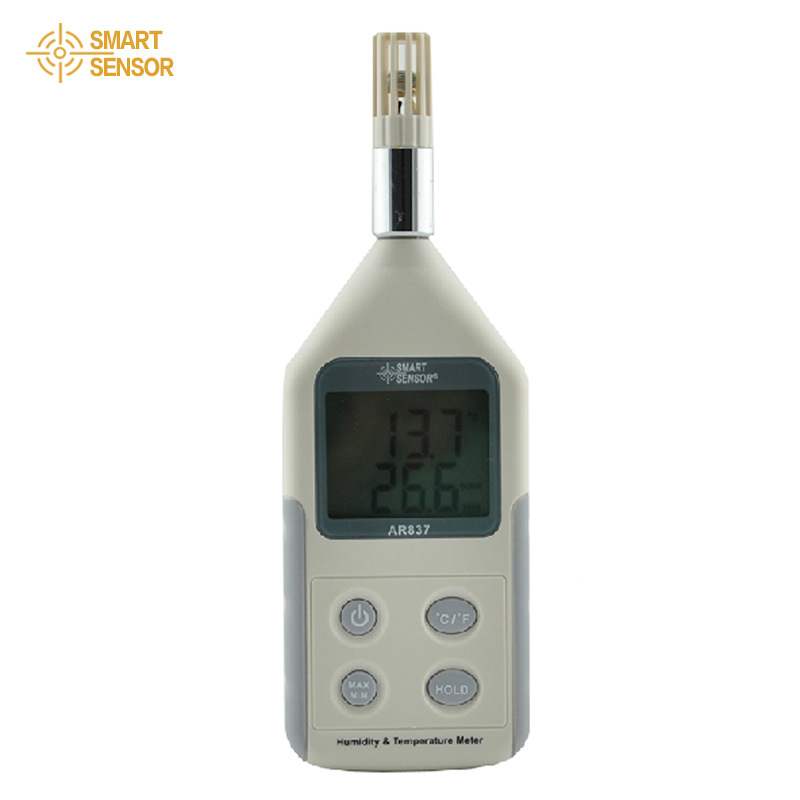 AR837 휴대용 디지털 디스플레이 산업용 온도 및 습도 측정기 온도계 공기 감지기
