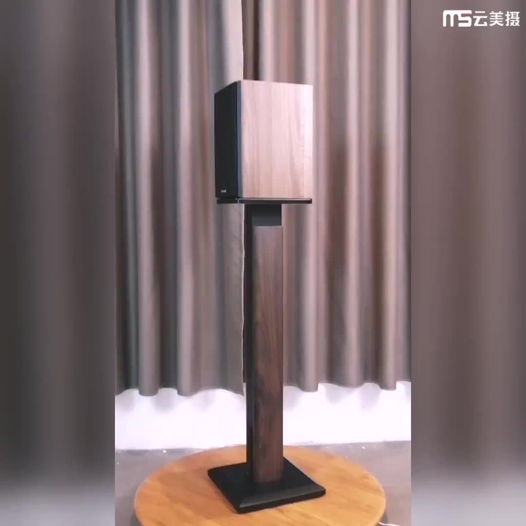 Jiesheng 리프트 스피커 삼각대 홈 시어터 서라운드 브래킷 나무 랙 서브 오디오 장비