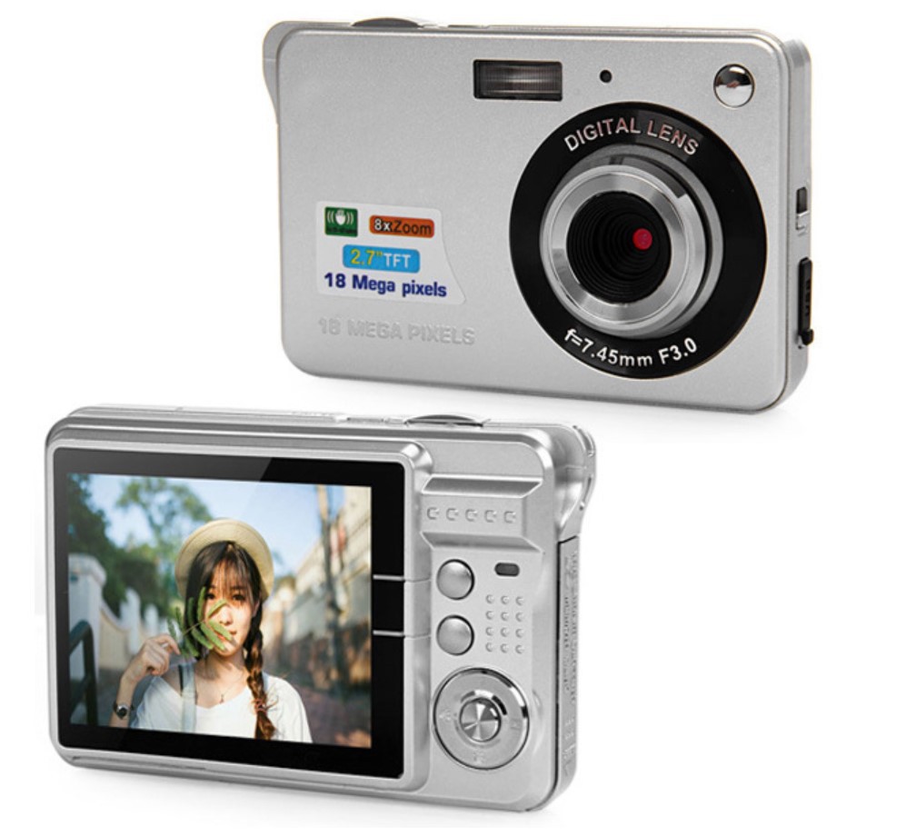 새로운 디지털 카메라 DCK09 디지털 카드 카메라 정품 1800만 화소 고화질 비디오 플래시