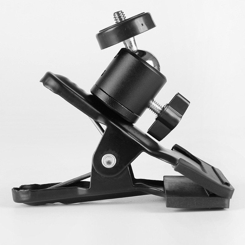 강력하게 동반된 범용 PTZ 램프 헤드 플래시 디지털 카메라 소형 구형 금속 고정 보조 철 클립