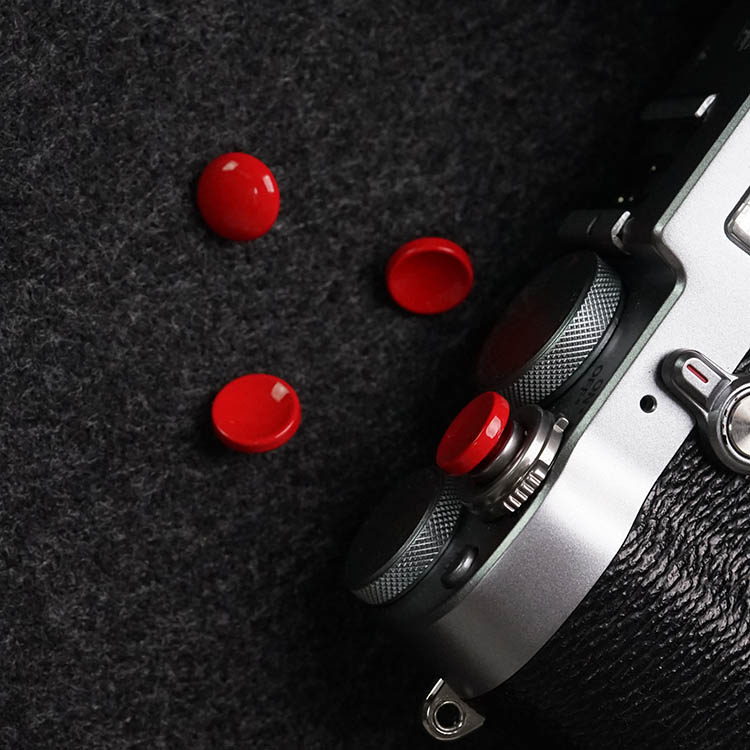 MrStone 작은 빨간분카메라 셔터 버튼 Sony Fuji Leica Micro 단일 악세사리용 디지털
