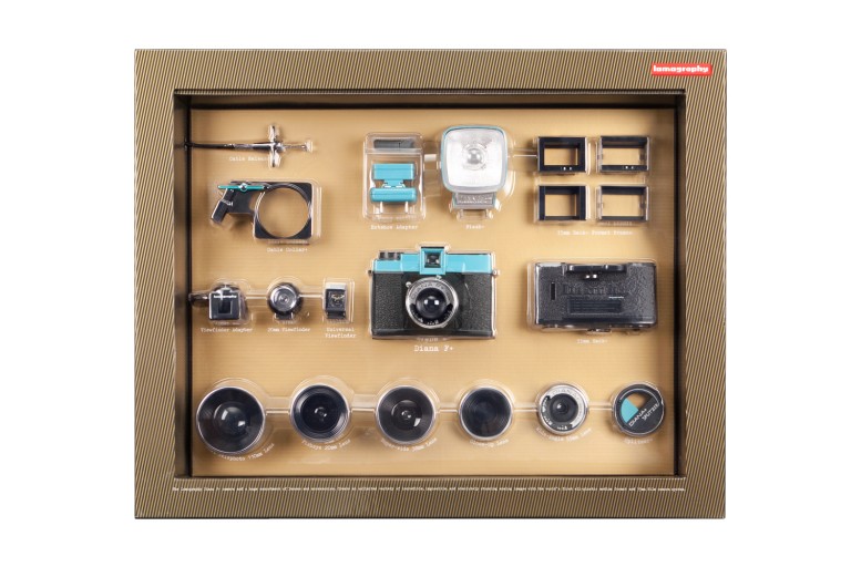 LOMO 카메라 Diana F 키트 모든 렌즈가 포함 된 고급 풀 세트 선물 상자 SF