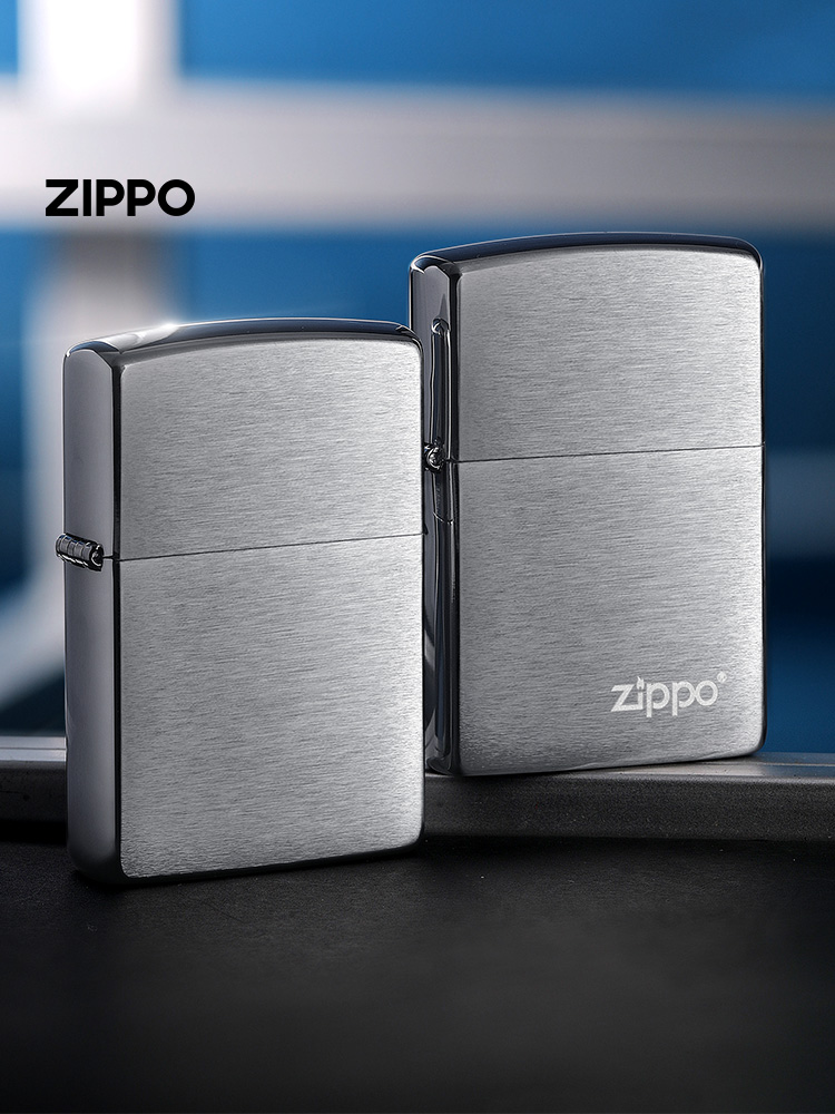 오리지널 ZIPPO 방풍 라이터 남성 200 프로스트 기모 샌드 Zippo 로고 카운터 정품