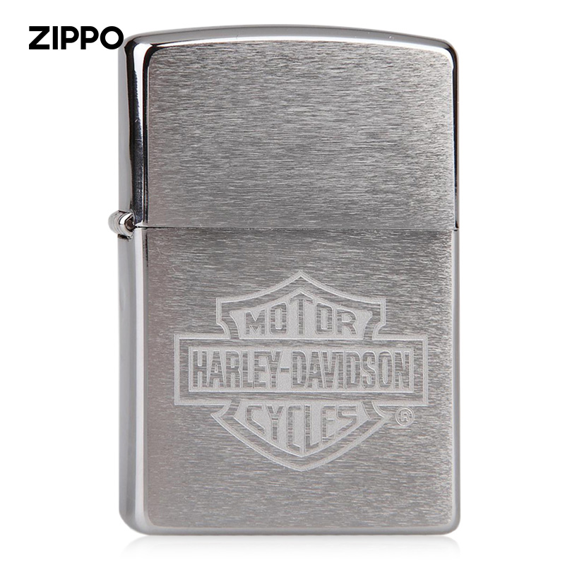 정품 ZIPPO 방풍 라이터 200HDH199 Harley 로고 공식 카운터 정품 패션 선물