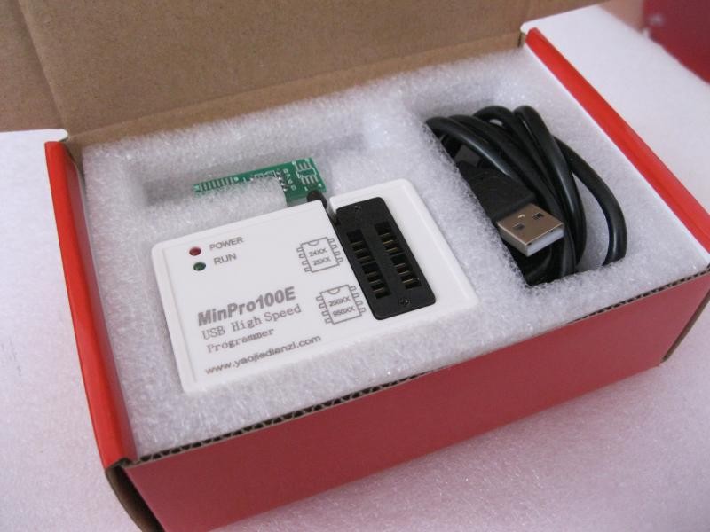 MinPro100E 프로그래머 BIOS SPI FLASH 24/25/95 메모리 USB 읽기 및 쓰기 버너