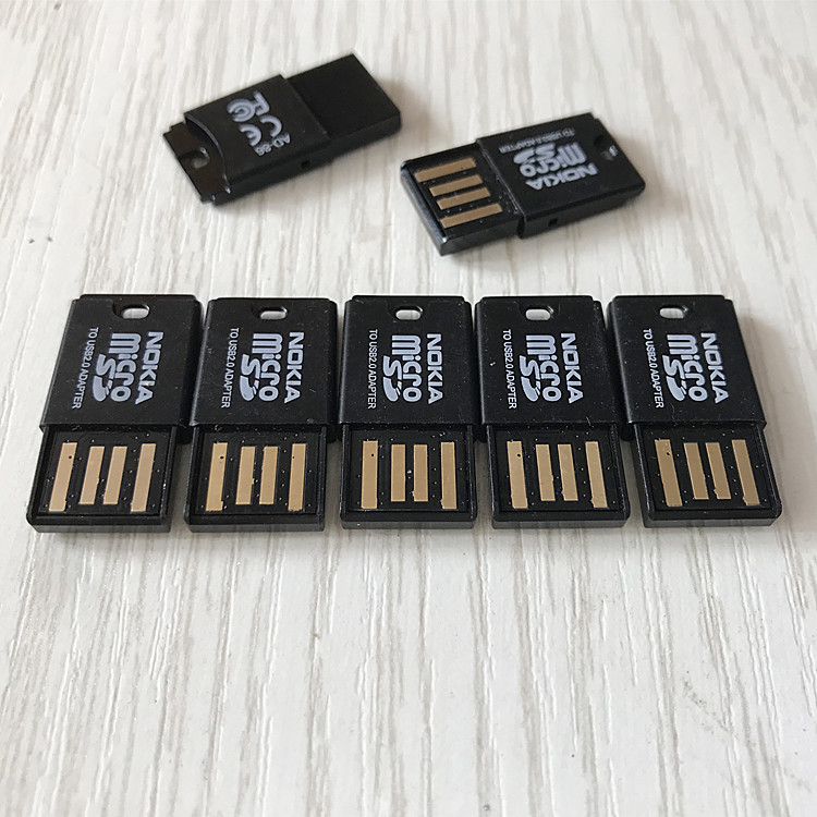 NOKIA 노키아 AD-86 USB2.0 TF 카드 리더 마이크로 SD 핸드폰 저장 메모리