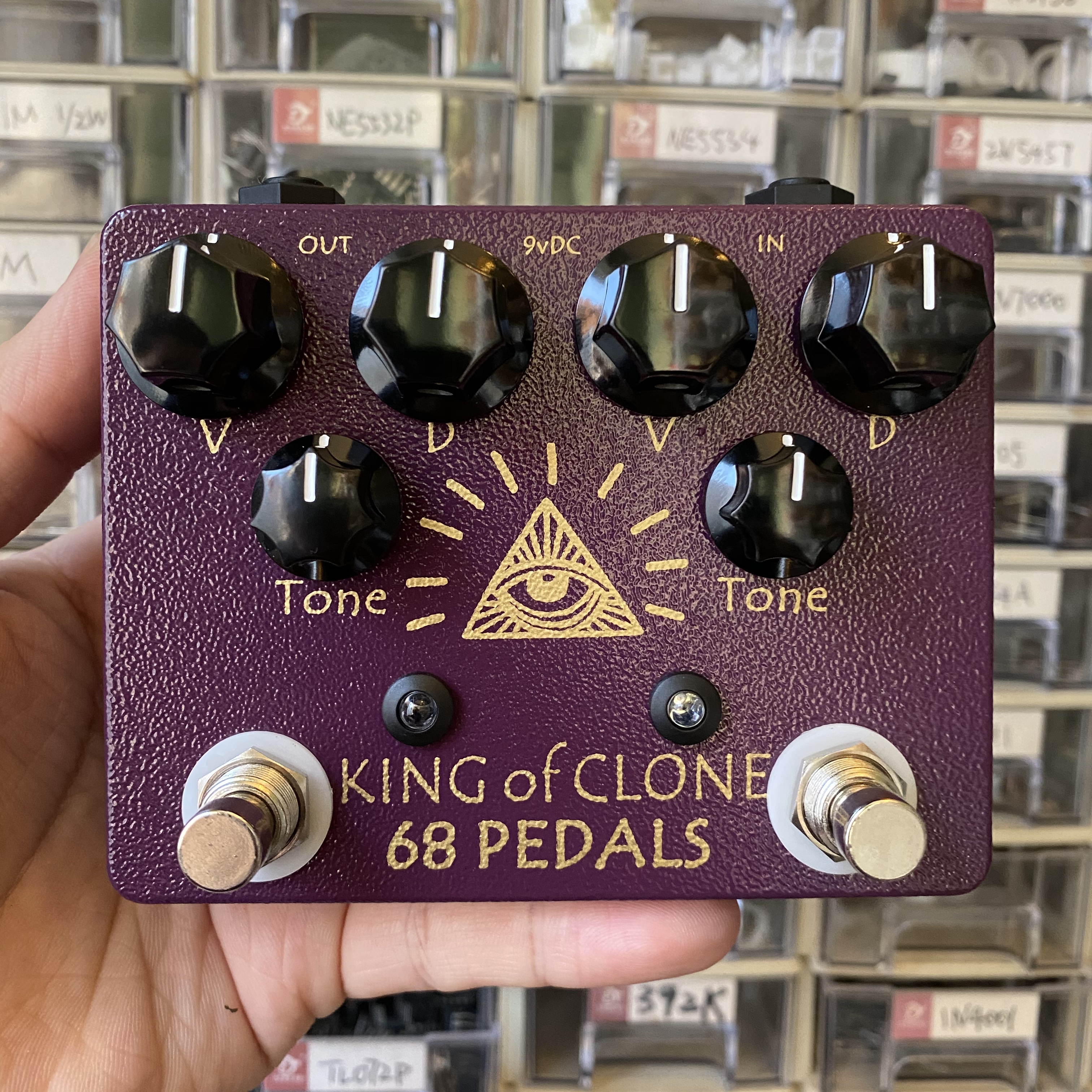 68pedals King of Clone Overdrive Stompbox Analog Man King of Tone