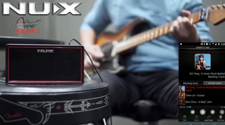 Custom Rhine Instruments NUX Mighty Air 휴대용 무선 충전식 기타 베이스 스피커