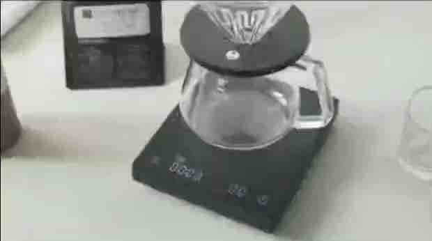 공식 공인 Taimo Black Mirror BASIC 전자 저울 이탈리아 수제 커피 전자 저울 가정용 계량 시간