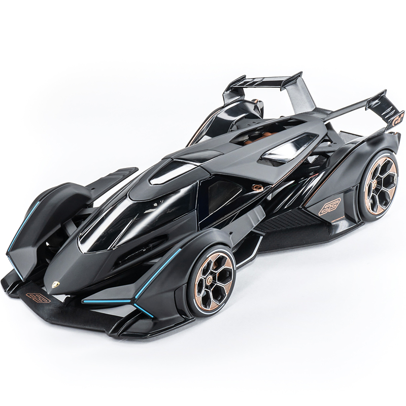 Meritor 그림 1:18 람보르기니 V12VGT 개념 스포츠카 시뮬레이션 합금 자동차 모델 컬렉션 장식 제한