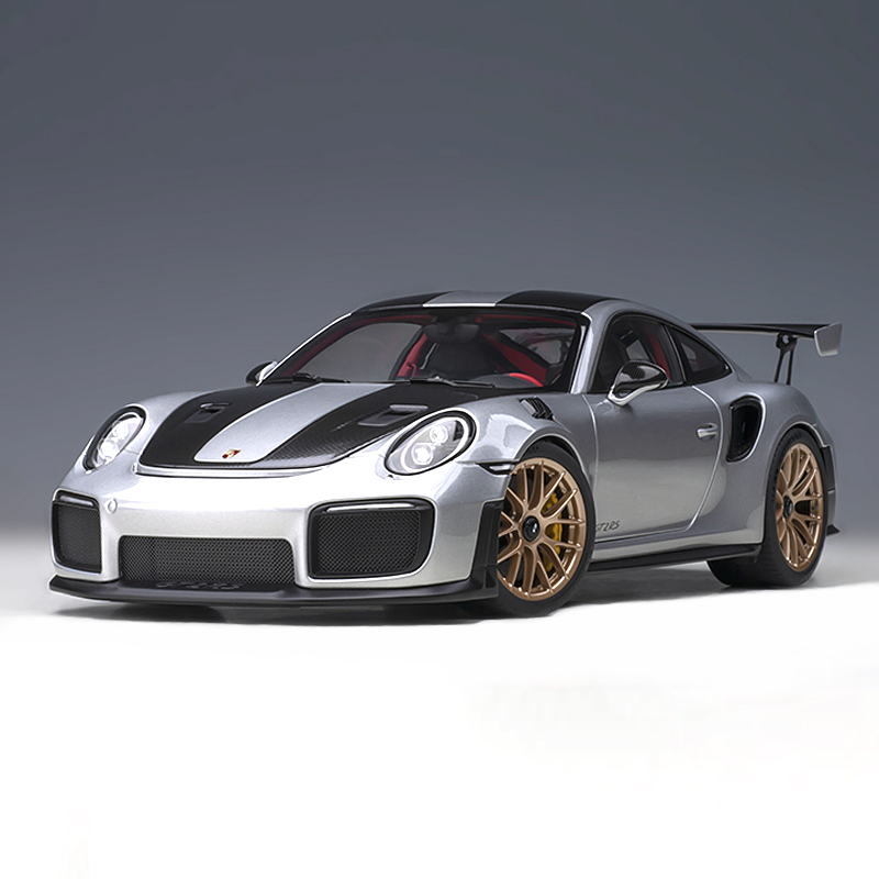 Autoart Alto 1:18 Porsche 911GT2RS 911.2 시뮬레이션 자동차 모델 컬렉션 선물 장식품