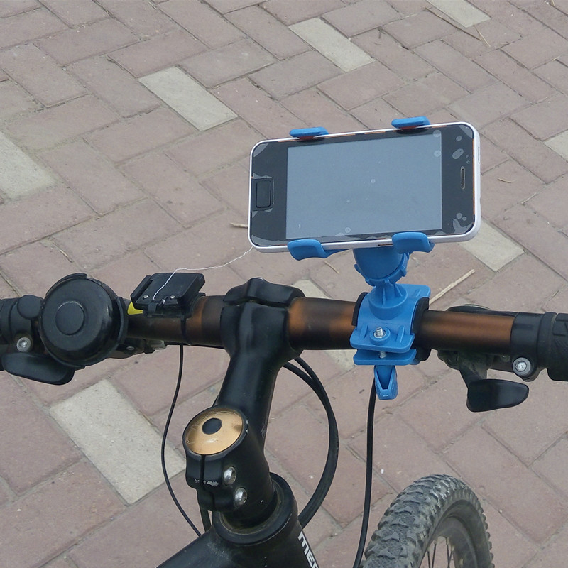 범용 자전거 비디오 전화 브래킷 전기 핸들 고정 탐색 클립 산악 핸드폰 사진