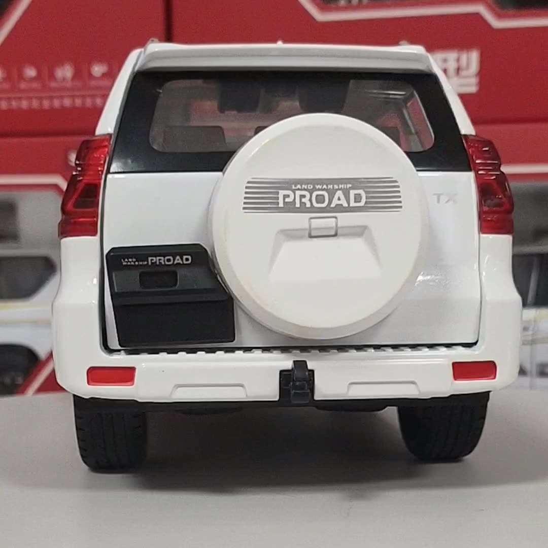 합금 시뮬레이션 Toyota overbearing 1 ~ 18 Prado 자동차 모델 대형 어린이 장난감 오프로드 차량 소년