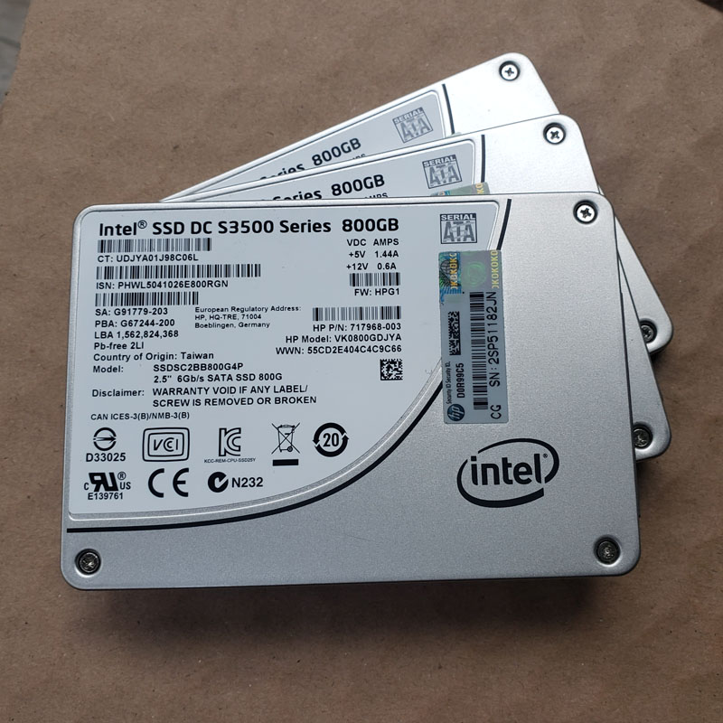 인텔 S3500 800G 480G 엔터프라이즈mlC 노트북 엔터프라이즈 솔리드 스테이트 드라이브 SATA SSD