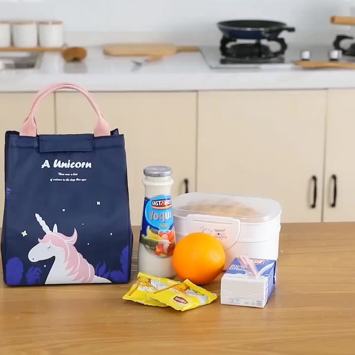 도시락 가방 두꺼운 알루미늄 호일 단열 냉장 휴대용 대용량 학생 샐러리맨 점심 쌀