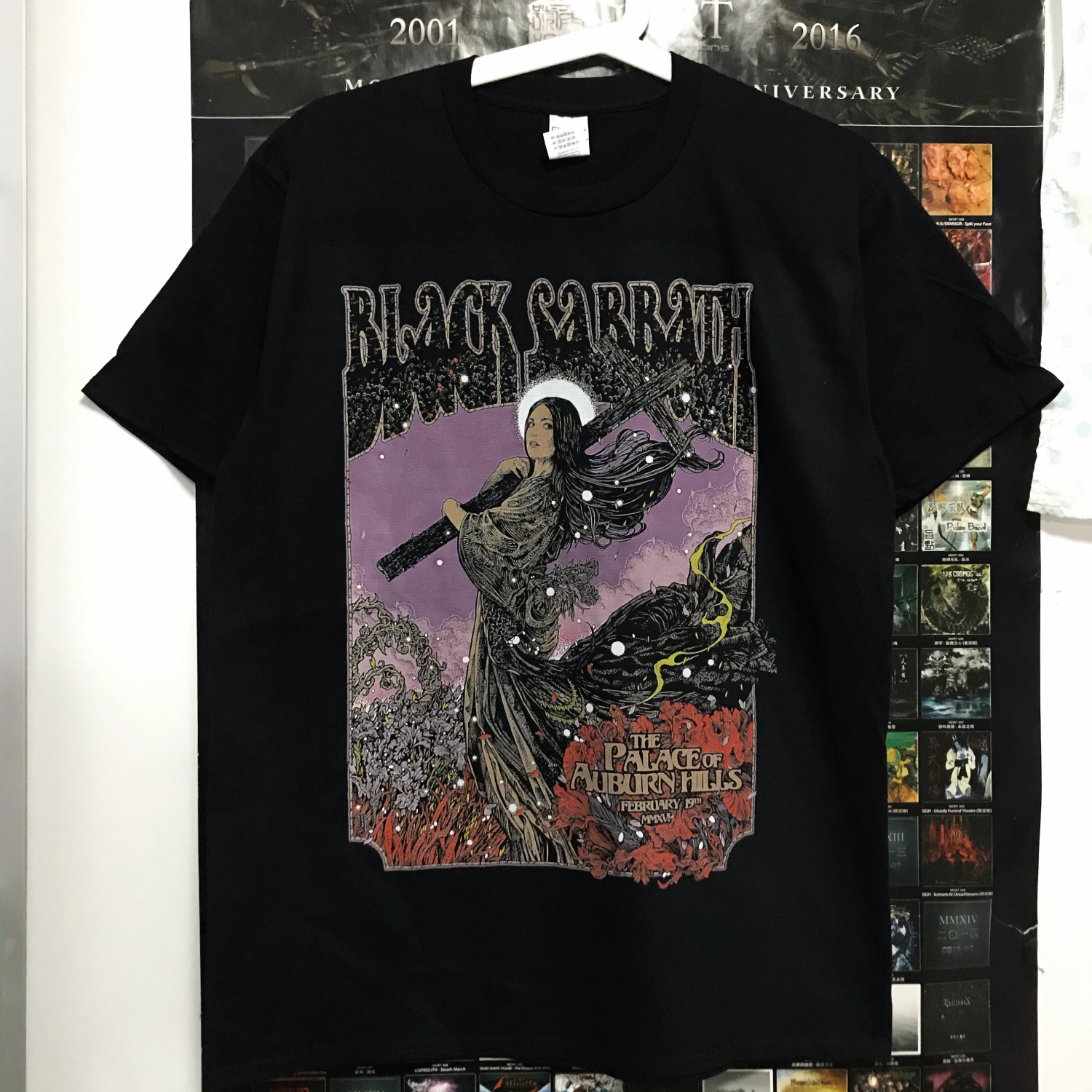 [야옹 스페셜] Black Sabbath Black Sabbath Band Retro Mens 및 Womens Short Sleeve T-Shirt Metal Rock