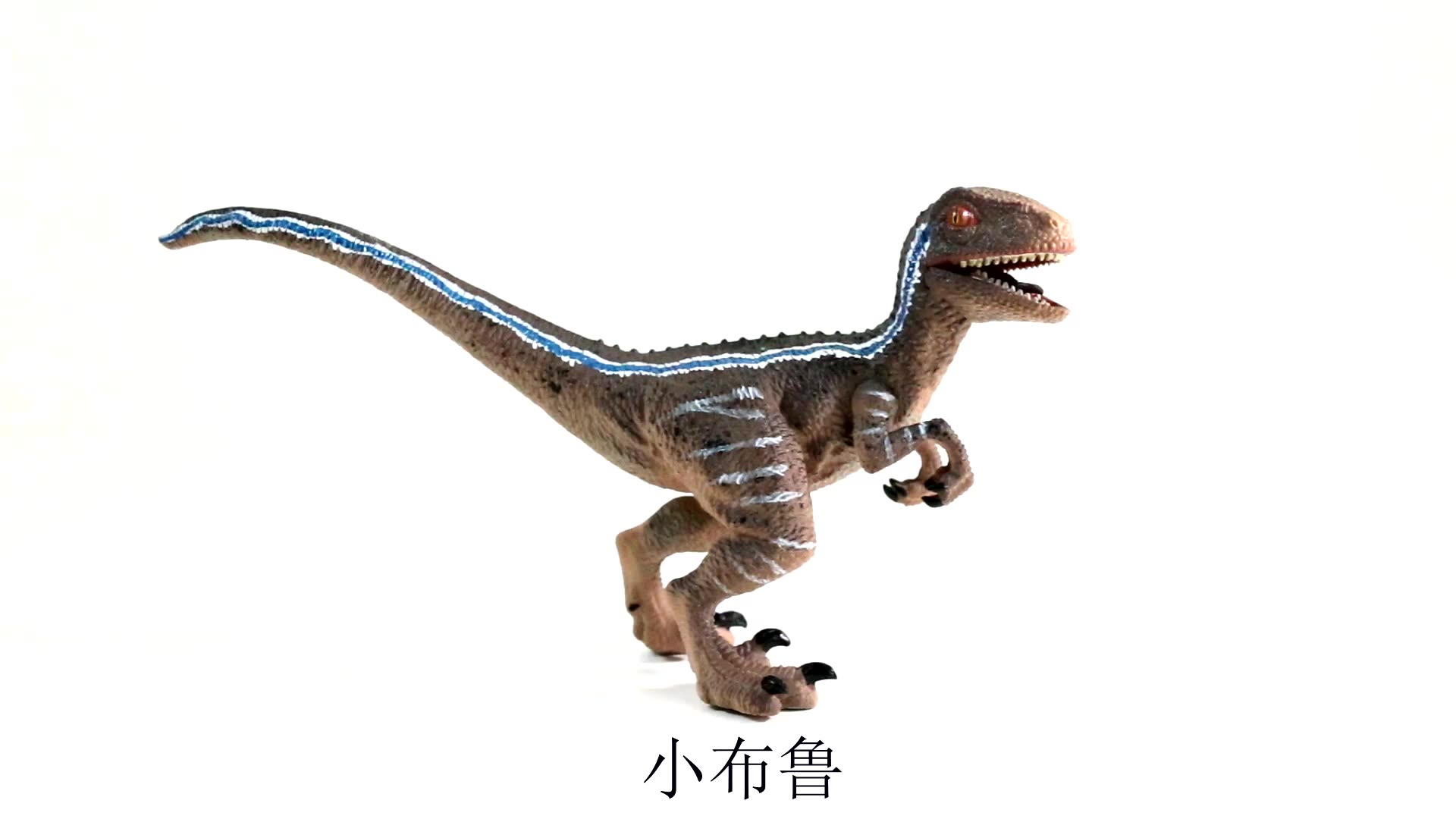 쥬라기 공룡 세계 시뮬레이션 솔리드 벨로시 랩터 리틀 블루 어린 모델 소년 장난감 선물