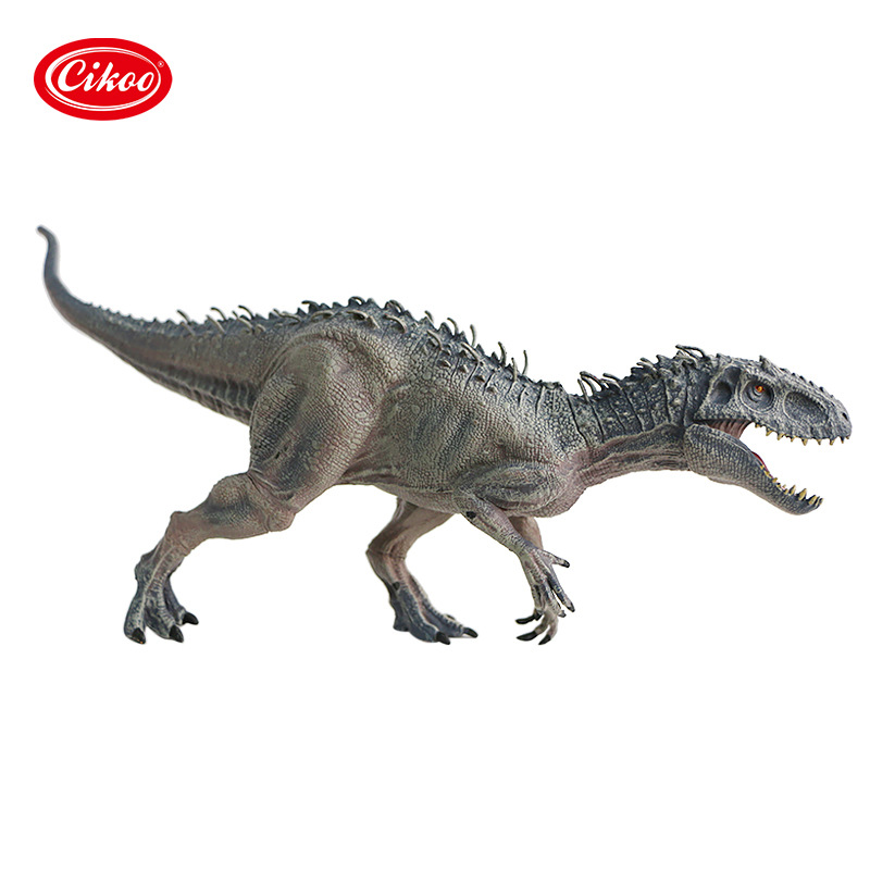 쥬라기 공룡 장난감 고대 땅 폭군 티라노사우르스 렉스 시뮬레이션 고체 동물 모델 과학 및 교육의 가시 버전