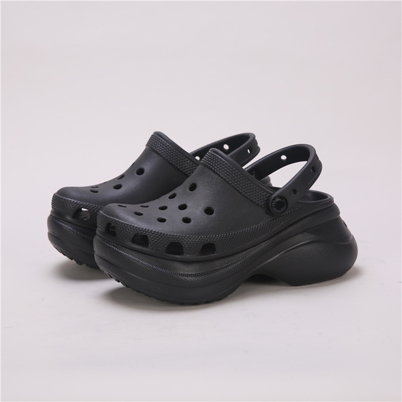 Crocs 동굴 신발 여성 신발 두꺼운 밑창 아빠 강화 신발 crocs 작은 고래 crocs 클라우드 비치 샌들