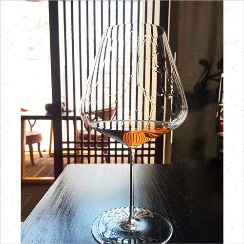 Fashunfeng 투피스 틈새 얇은 막대 큰 배 레드 와인 잔 우아한 빛 얇은 와인 시음 잔 부르고뉴 유리