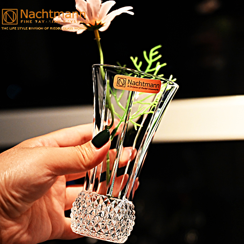 독일 Nachtmann 수입 작은 ins 바람 크리스탈 유리 북유럽 머리맡 테이블 커피 테이블 데스크탑 꽃병 장식품