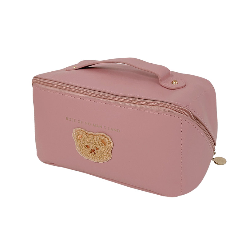 일본 귀여운 곰 화장품 가방 구매 휴대용 대용량 새 여행 스킨 케어 제품 수납 가방 고급 워시 가방