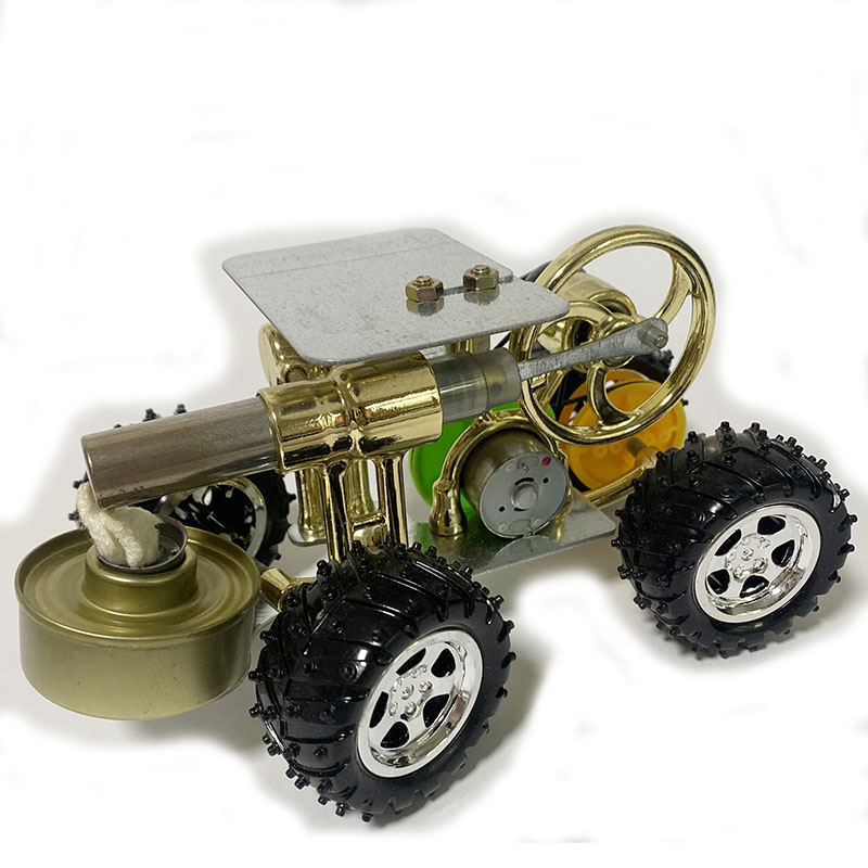 스털링 엔진 모델 증기 물리학 대중 과학 기술 과학 자동차 소형 전기 발명 실험 장난감 만들기